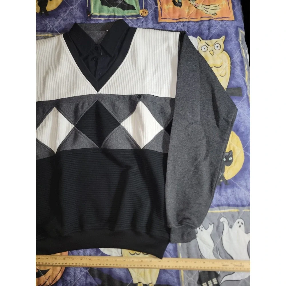 Vintage Collared Sweater Men's XLT Grandpacore ‎ Alexxus 160
